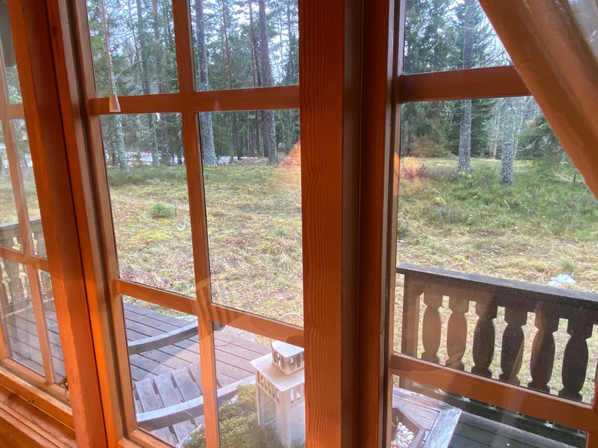 Timrad Stuga I Kanten Av Skogen Med Spa Moejlighet Mullsjö Esterno foto